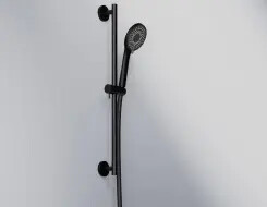 Steinberg 340 Bεργα - Τηλέφωνο 3 ροών - Σπιραλ - Shower Set Black Matt