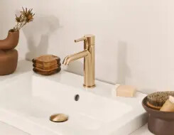 HANSA VANTIS Style Washbasin faucet Brushed bronze