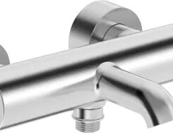 HANSA VANTIS Style Bath and shower faucet Brushed steel