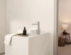 HANSA VANTIS Style High washbasin faucet Brushed steel