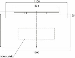 Emco mee Καθρέπτης LED 1200 x 590 mm