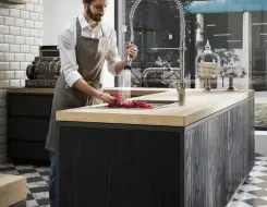 KWC BISTRO E Μπαταρία Κουζίνας Stainless steel