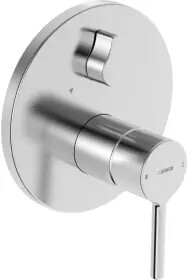 HANSA VANTIS Cover part for bath and shower faucet Brushed steel